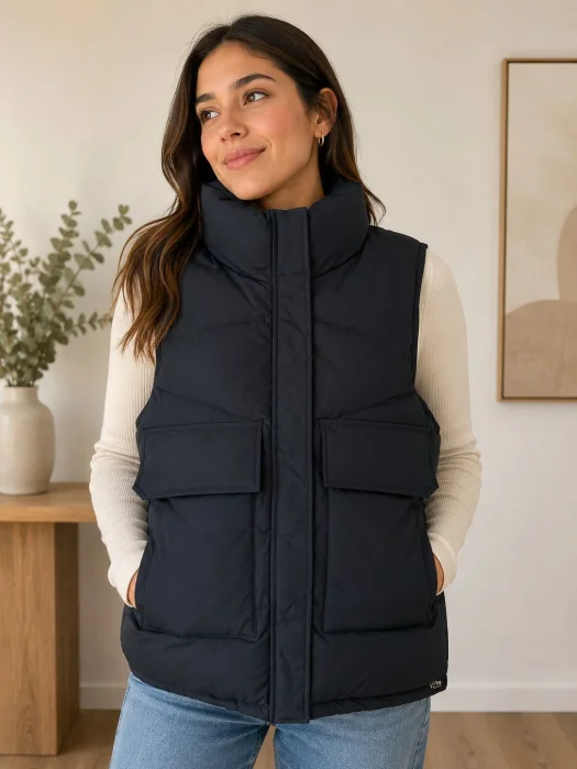 Chaleco Puffer Cargo