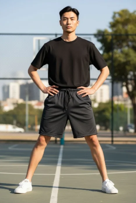 Short Lycra con Bolsillo y Cierre