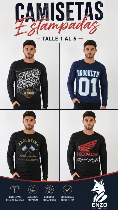 Camiseta Estampada