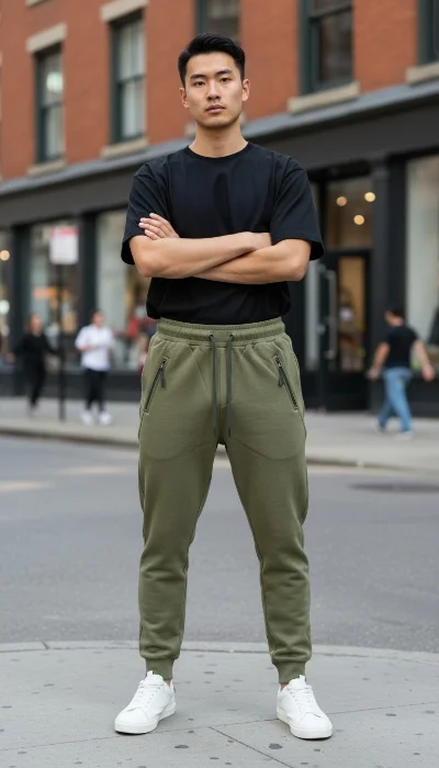 Pantalon con Puño Rustico