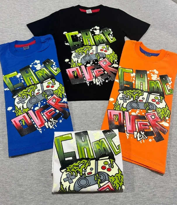 Remeras Brillan en la Oscuridad Joystick Gamers Algodon Peinado Calidad Premium
