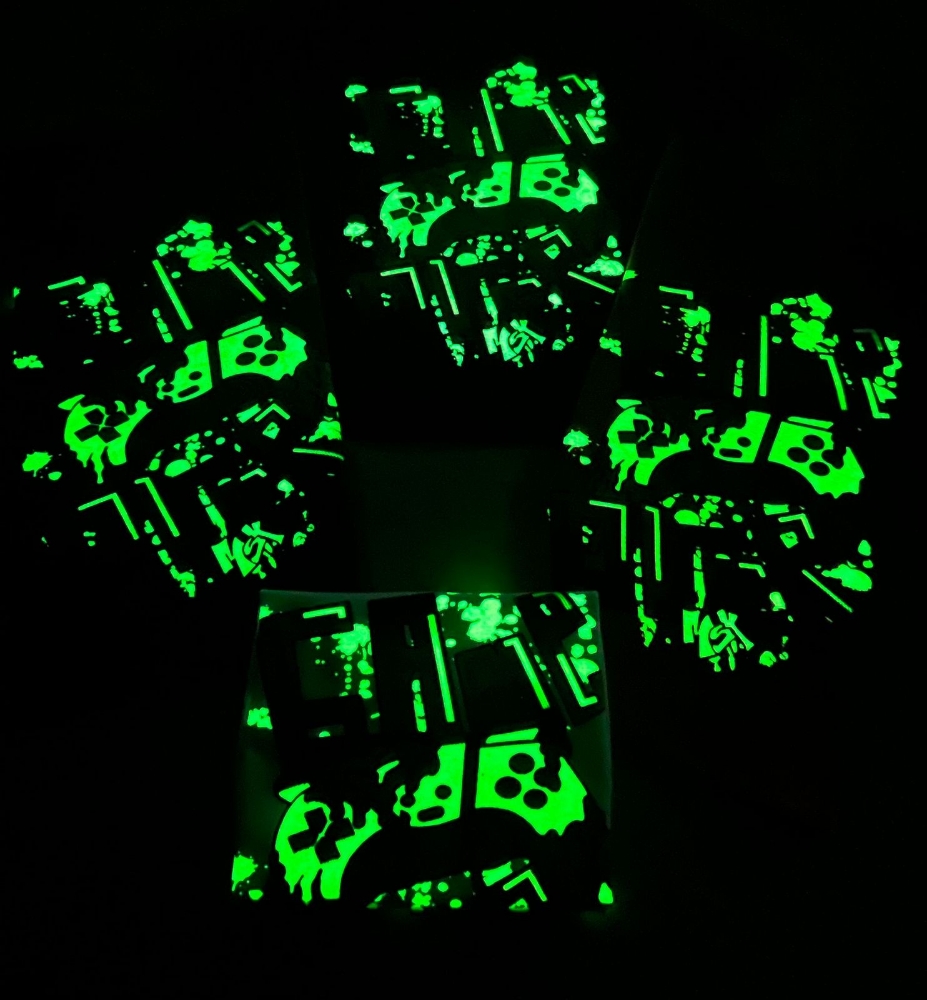 Remeras Brillan en la Oscuridad Joystick Gamers Algodon Peinado Calidad Premium - Imagen 2