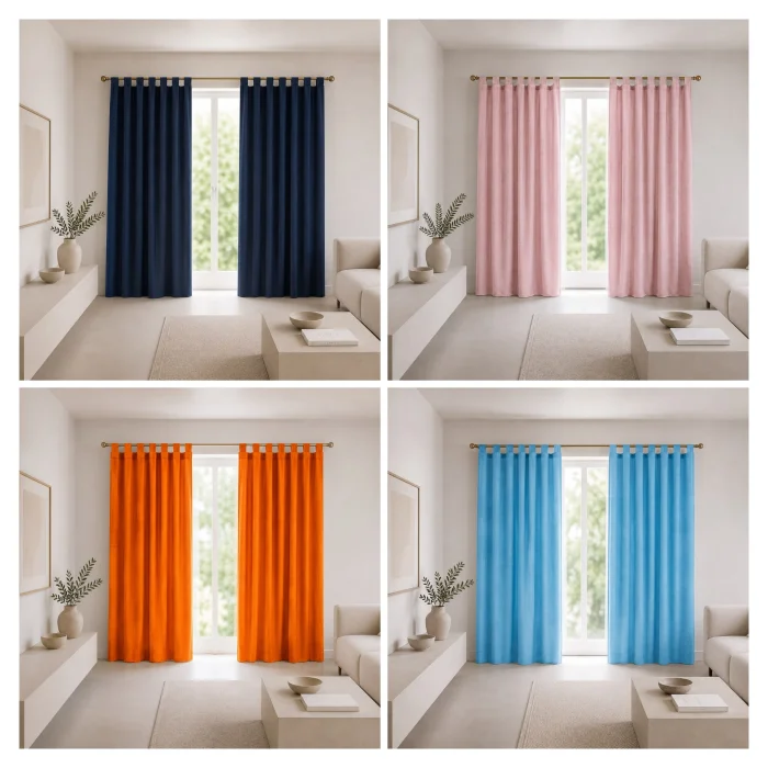 Cortina de Madras Lisa