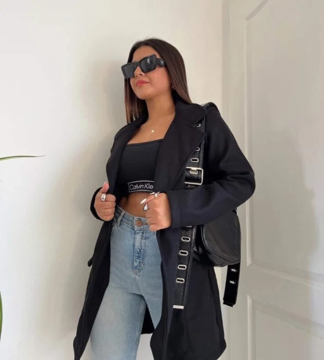 Tapado Paño Dama Negro