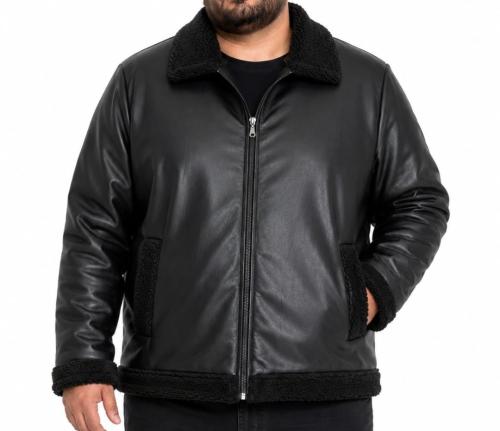 Campera con Piel T.especial