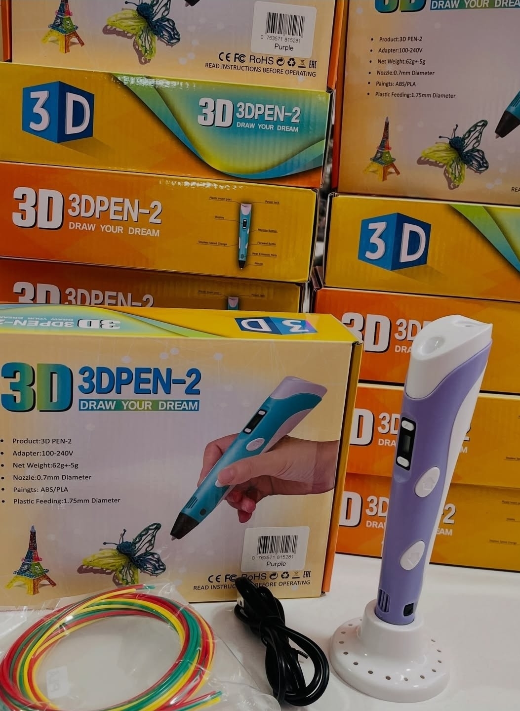 Lapicera 3d Multicolor + Filamentos - - - Imagen 3