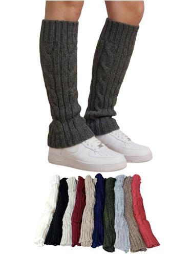 Polaina de Lana Trenzada, 40cm Aproximado, Invierno, Accesorios de Moda - Miniatura 2