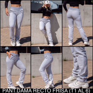 Pantalon D. Recto Rustico Peinado y Frisa.