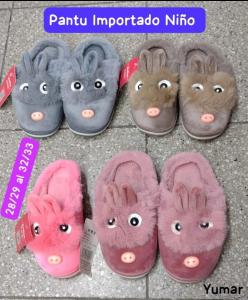 Pantufla Niño Importado Oferta