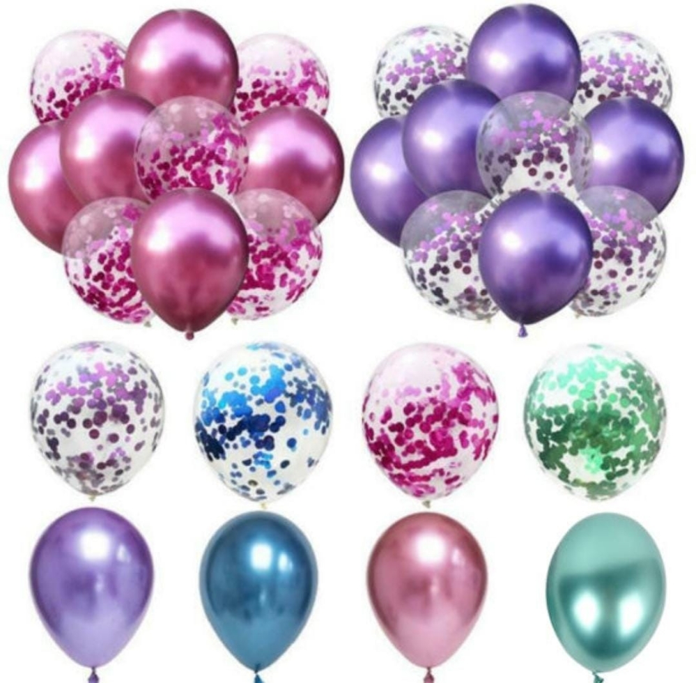 Cotillón, Globos Cromados - Imagen 2