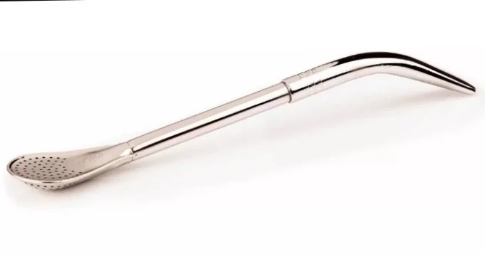 Bombilla de Acero Inoxidable Pico de Loro 17cm