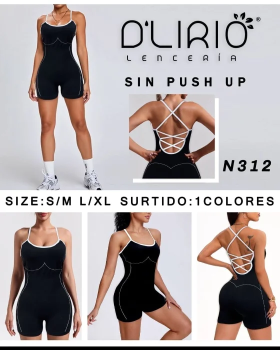 Catsuit sin Push Up - D'lirio-
