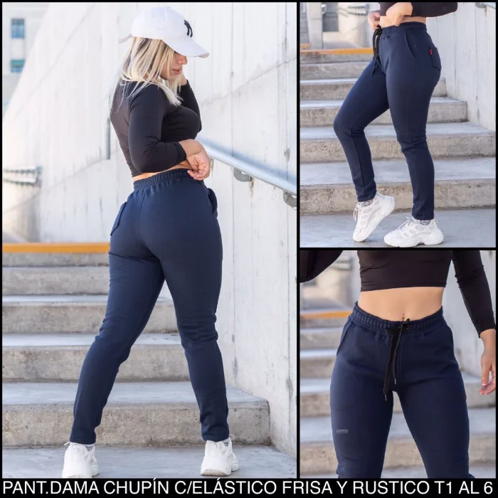 Pantalon Dama Chupin Cintura Elastico