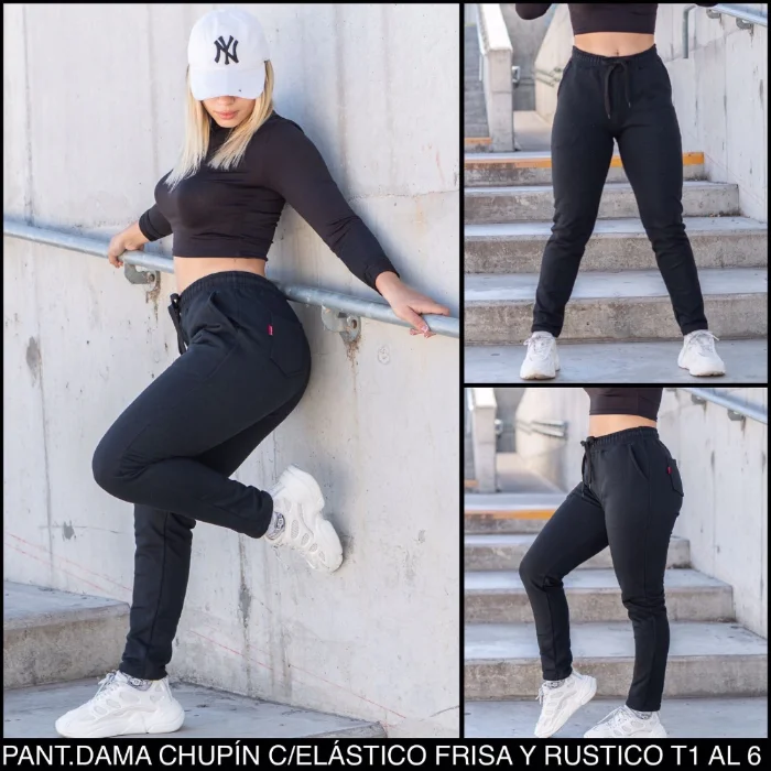 Pantalon Dama Chupin Cintura Elastico