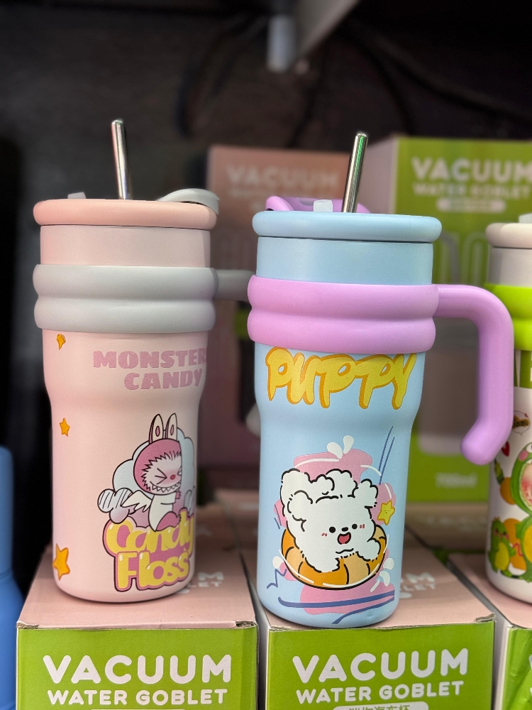 Vaso Térmico Frío/calient Pico +sorbete Labubu Friends 700ml - Imagen 2