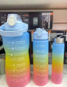 Botella Motivacional X3 Doble Pico Et-410