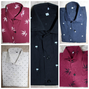 Camisas Estampadas Niños Manga Larga