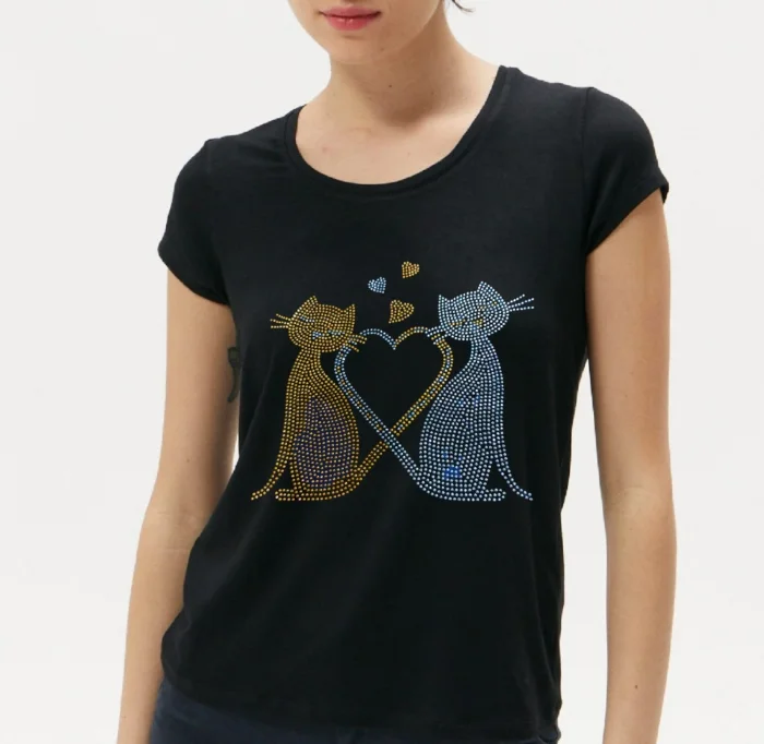 Remeras con Brillo
