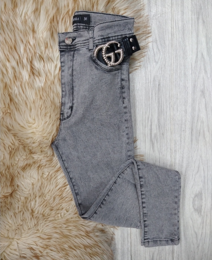 Jeans Gris Plata - Imagen 3
