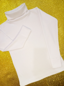 4al16 Polera Blanca de Algodon - Miniatura 2