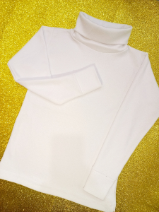 4al16 Polera Blanca de Algodon - Miniatura 4