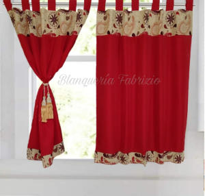 Cortinas Rústicas Cortas