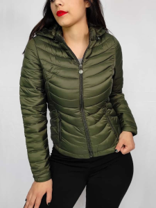 Campera con Piel Importada