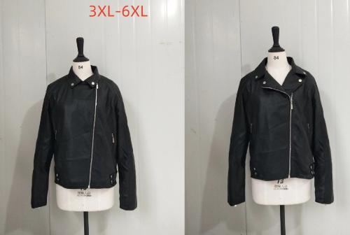 Campera Eco Cuero Talle Especial. - Miniatura 3