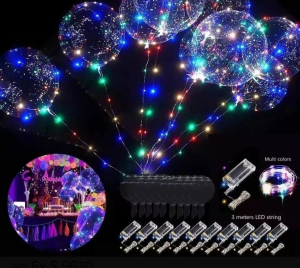 Globos Burbujas con Luz