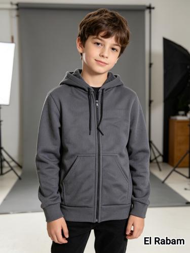 Campera de Wafle con Piel - Miniatura 2