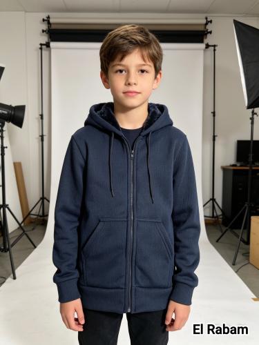 Campera de Wafle con Piel - Miniatura 3