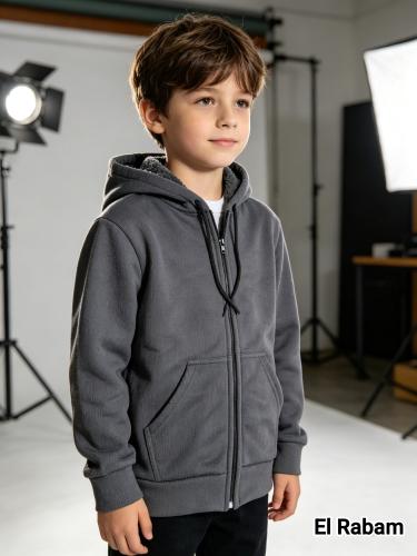 Campera de Wafle con Piel - Miniatura 4
