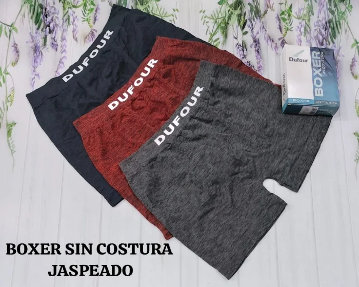 Boxer Dufour sin Costura Jaspeado