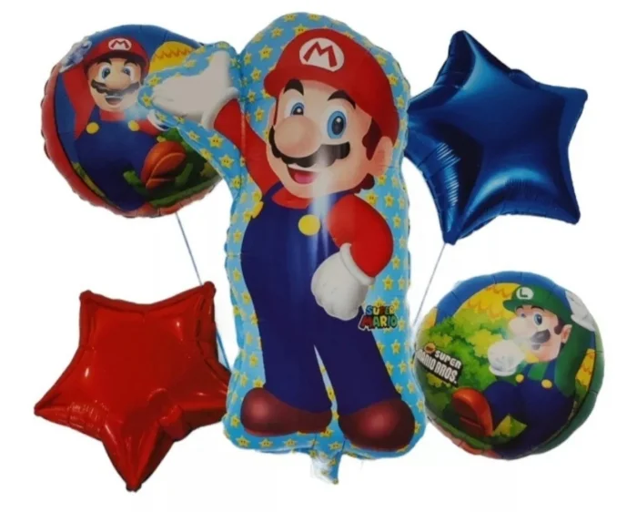 Sert de Globos Super Mario Bross