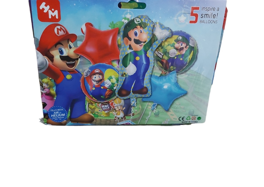 Sert de Globos Super Mario Bross - Imagen 2