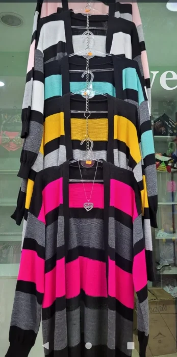 Sacos de Lana Lisos y Rayadas