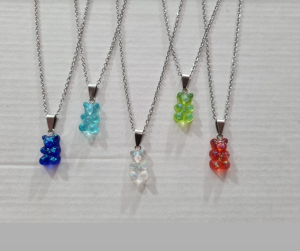 Collares de Acero Quirúrgico 316l de Osito  Jummy