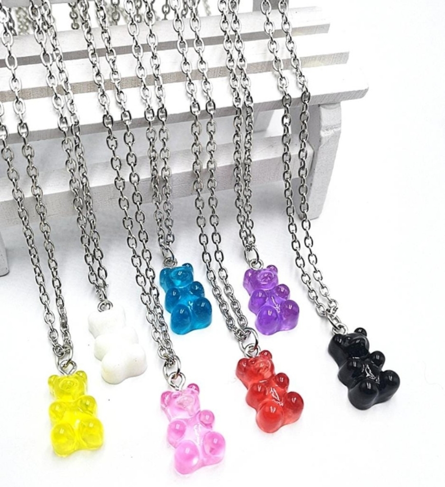 Collares de Acero Quirúrgico 316l de Osito  Jummy - Imagen 2