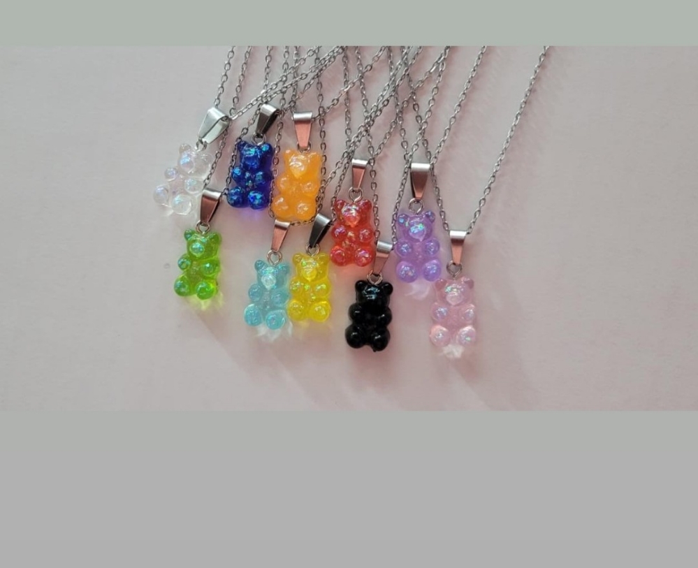 Collares de Acero Quirúrgico 316l de Osito  Jummy - Imagen 3