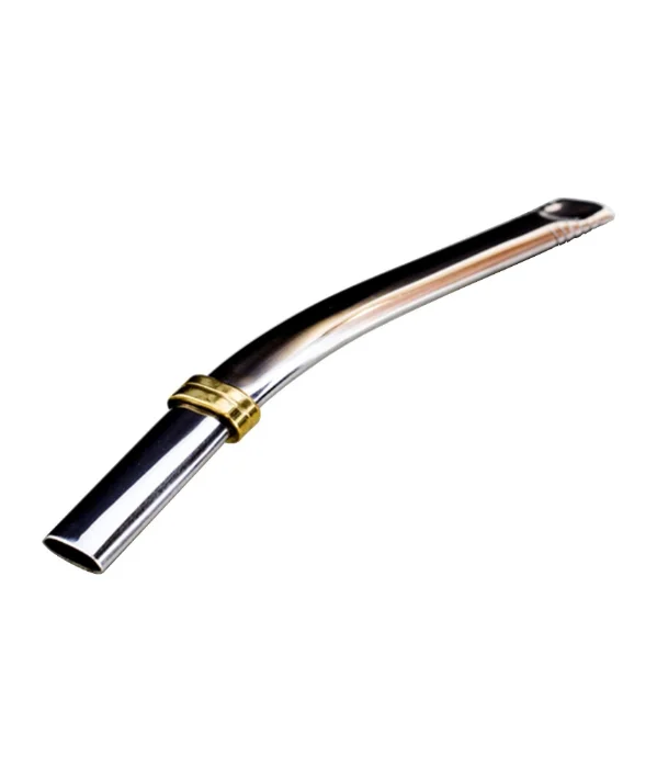 Bombilla de Acero Chata Plana Ancha 17cm