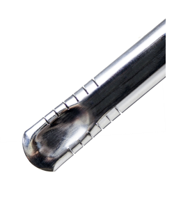 Bombilla de Acero Chata Plana Ancha 17cm - Miniatura 3