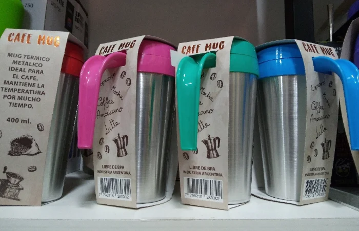 Vaso Termico de Aluminio Esmerilado 400ml