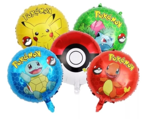 Globos Redondos de Pokemón