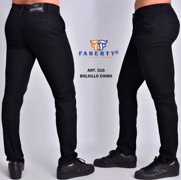 Pantalon Gabardina Corte Chino