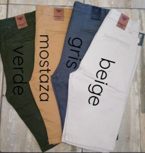 Pantalon Gabardina Corte Chino - Miniatura 2