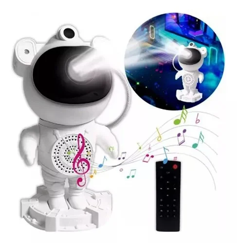 Proyector Astronauta con Parlante Bluetooth y Control