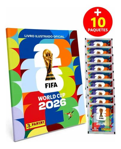 Album del Mundial 2026 + 10 Paquetes de Figuritas