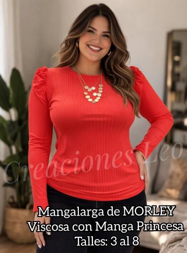 Remera de Morley Manga Princesa