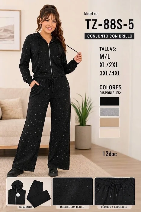 Conjunto Importado Mujer Brillos