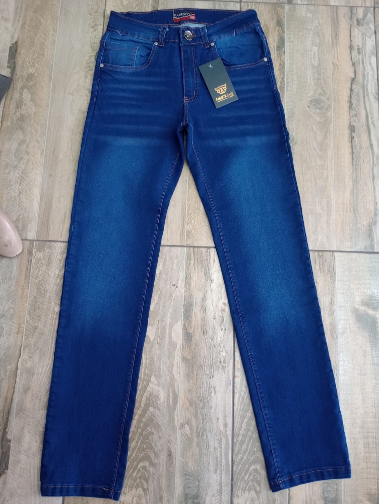 Jeans de Hombre con Bigote y Localizado Chupin - Imagen 2